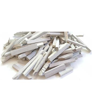 Slate Pencils White Color Natural Chalk 5-9 mm Thick (250g) - Pack of 250g - Buy Online on GoSupps.com