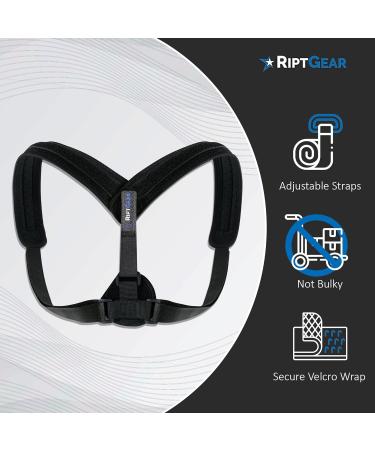 RiptGear Posture Corrector - Adjustable Back Brace for Women and Men with Shoulder Support - Buy Online on GoSupps.com