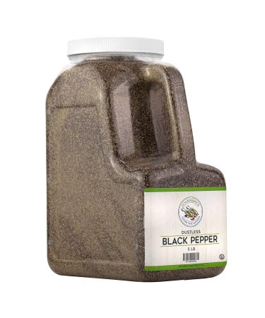 Gourmspice Dustless Ground Black Pepper 5lb | Fresh High Grade Kosher Chef Spices | Bulk Size Seasoning for Culinary Professionals - Buy Online on GoSupps.com