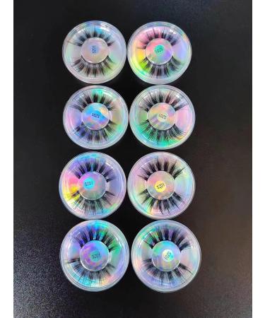 8 Pairs 18mm Spiky Volume Lashes | 3D Mink Fluffy Eyelashes | Vegan Fake Eyelashes for Dramatic Eyes - Buy Online on GoSupps.com