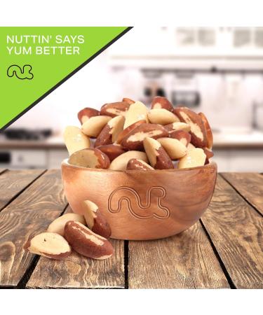Roasted & Salted Brazil Nuts (32oz) - Fresh Bulk Whole Nuts in Resealable Bag - Healthy Protein Snack, Natural, Keto-Friendly, Vegan, Kosher - Buy Online on GoSupps.com