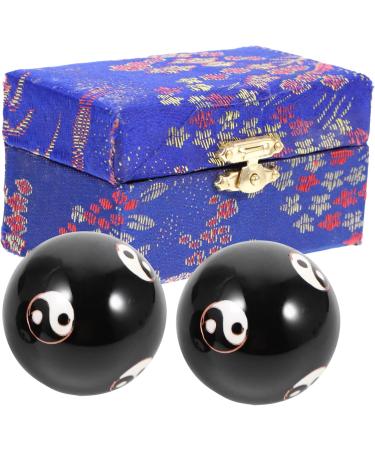 Fomiyes 6-Pack Massage Globe & Balance Ball - Hand Massage Roller & Metal Baoding Balls for Meditation and Fitness - Magnetic Cloisonn Emille Medicine Balls - Buy Online on GoSupps.com