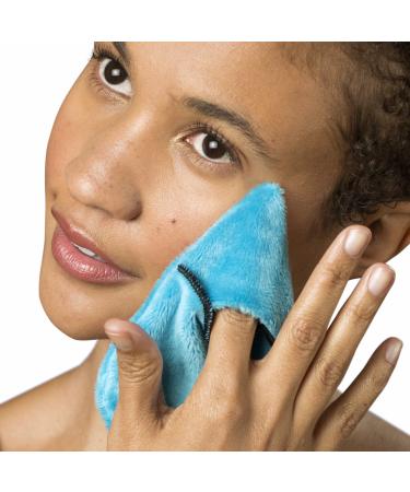 Buy Makeup Mitty Single Pack - Ultra-Gentle Reusable Cleansing Tool (Aqua) | International Shipping - Buy Online on GoSupps.com
