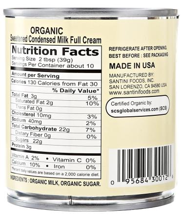 California Farms Organic Condensed Sweetened Milk 14 Oz - Pack of 2 | Shop Now - Buy Online on GoSupps.com