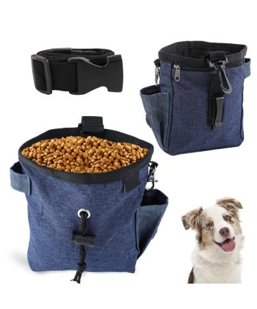Svalor treats for dogs robust feed bag dogs versatile hands free treat bag feed bag dog training with feces bag dispenser and adjustable belt (blue) blue - Buy Online on GoSupps.com