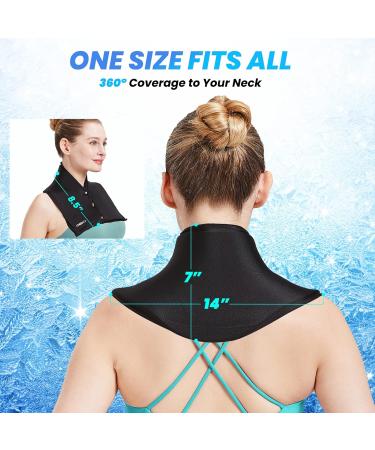 iTHEARU Neck Ice Pack Wrap - Reusable Cold & Hot Therapy for Neck and Shoulders Pain Relief | Ideal for Sports Injuries, Surgery Recovery | Christmas Gift - Buy Online on GoSupps.com