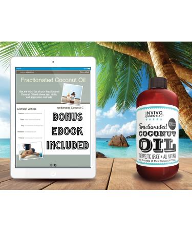 Premium Fractionated Coconut Oil 16 oz - Therapeutic Carrier Oil for Aromatherapy & Massage | Includes Pump & eBook - Buy Online on GoSupps.com