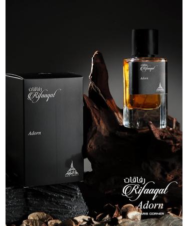Paris Corner | Rifaaqat Adorn Unisex EDP 2.8 Fl Oz | A Luxurious Rose Perfume Blending Fresh Citrus Warm Spices and Earthy Woods for an Alluring Scent Experience - Buy Online on GoSupps.com