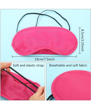 12pcs Eye Masks: Lightweight Comfortable Blindfolds for Sleep, Travel, Shift Work - 12 Colors - Buy Online on GoSupps.com