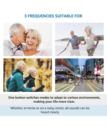 Rechargeable Hearing Aid for Seniors - Noise Cancelling Digital Amplifier for Adults with Volume Control - Flesh - Buy Online on GoSupps.com