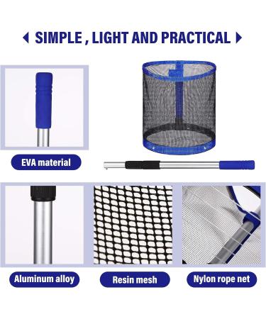 BESPORTBLE Pingpong Ball Retriever - Blue Table Tennis Ball Pick Up Net Bag for Training - Buy Online on GoSupps.com