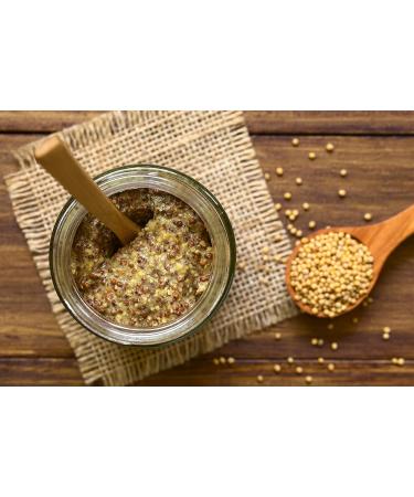 Spintz 1000g Organic Mustard Grains - 100% Natural Whole Mustard Seeds | Eco-Friendly Plastic-Free Packaging for Cooking - Buy Online on GoSupps.com