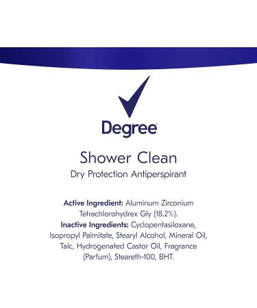 Degree Antiperspirant Deodorant for Women - 24 Hour Dry Protection Shower Clean 2.6 oz - Buy Online Internationally - Buy Online on GoSupps.com