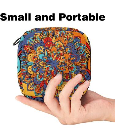 Shop Mandala Psychedelic Henna Menstrual Cup Pocket - Portable Storage for Women & Teens | International Shipping Available - Buy Online on GoSupps.com