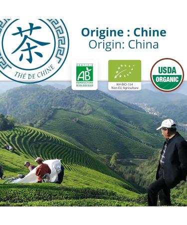 KHLA Blue Tea Oolong Bio - 90g Metal Box | Organic Slimming Herbal Tea from China | Weight Loss Diet | Bulk Dried Leaves - Buy Online on GoSupps.com