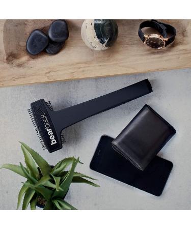 Bearback Back Scratcher - Premium Extendable Folding Exfoliating Brush for Adults - Long Handle for Back & Body - Dry/Bath/Shower - Black - Buy Online on GoSupps.com