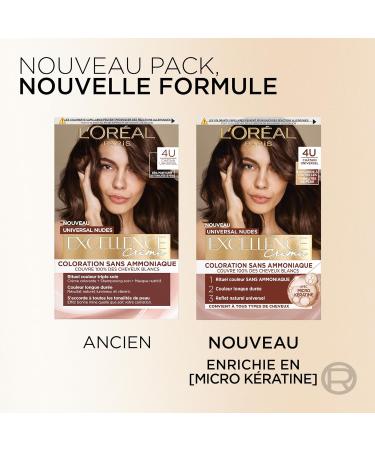  L'Oreal Paris L'OR AL PARIS - Permanent Hair Color - Ammonia-Free - 100% Gray Coverage - Excellence Cr me U - Buy Online on GoSupps.com