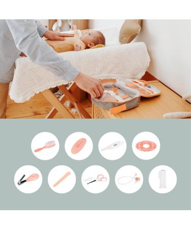 Babymoov Baby Grooming Kit - Essential Grey/Peach Newborn Healthcare and Nail Kit - Buy Online on GoSupps.com