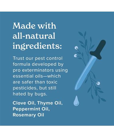 Vine Homecare 32oz Outdoor Pest Control Spray - Repels Lice, Flies, Beetles, Spiders, Mosquitoes, Ants & More - Natural Non-Toxic Formula - Quick & Easy Pest Control - Safe for Kids & Pets - Buy Online on GoSupps.com