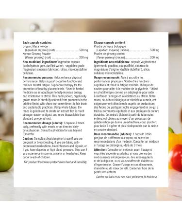 Webber Naturals Maca Energy with Ginseng 150 Capsules Vegan 150 count (Pack of 1) Herbal Supplement - Buy Online on GoSupps.com