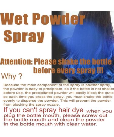 PurpleTemporary Hair Dye Hair Colour Spray Crazy Purple Hair Spray Temporary Washable Temporary Hair Colour Instant Styling Instant Hair Dye for Christmas Halloween Birthdays Party Cosplay - Buy Online on GoSupps.com