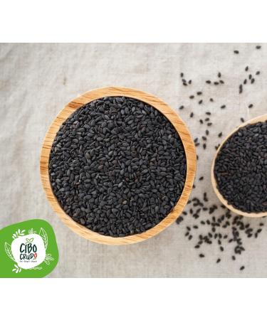 Organic Black Sesame Seeds - 250g. Raw unroasted sesame seeds for sushi. Rich in vitamins and minerals. Seeds - Buy Online on GoSupps.com