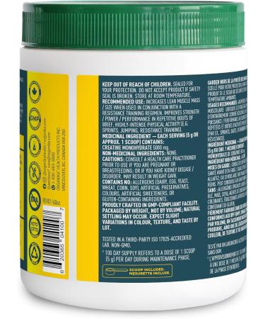 ORGANIKA Unflavoured Creatine Powder 500 GR - Buy Online on GoSupps.com