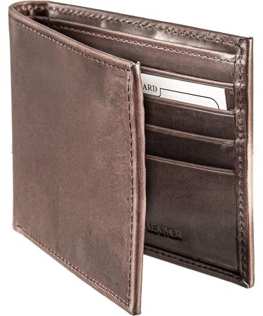 NFL Cincinnati Bengals Brown Leather Bi-Fold Wallet | Officially Licensed | Card and Money Holder | Gift Box Included - Buy Online on GoSupps.com