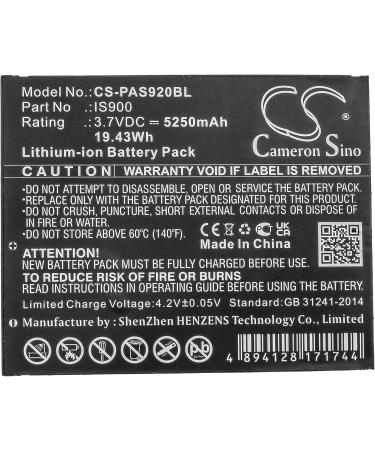 Buy 5250mAh Replacement Battery for Pax IS900 A920 | International Shipping Available - Buy Online on GoSupps.com