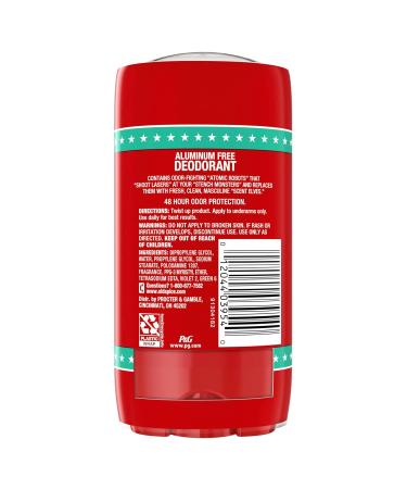 Old Spice Aluminum Free Deodorant for Men High Endurance Pure Sport Scent 3.0 oz (Pack of 4) Pure Sport 3 Ounce (Pack of 4) - Buy Online on GoSupps.com