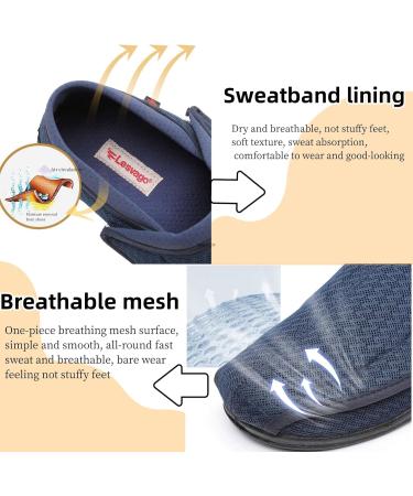 Extra Wide Diabetic Shoes for Men & Women - Adjustable Slip-On Walking Shoes for Edema Plantar Fasciitis Bunions & Foot Pain Relief - Black Camo Size 7 - Buy Online on GoSupps.com