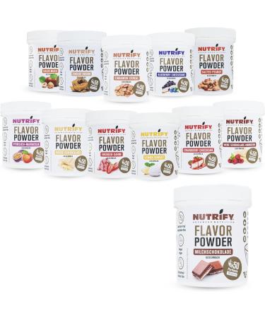  Nutrify NUTRIFY Advanced Nutrition Milk Chocolate Flavor Powder 150g milk chocolate flavor powder 7.5 kcal per serving vegan lactose-free gluten-free - Buy Online on GoSupps.com