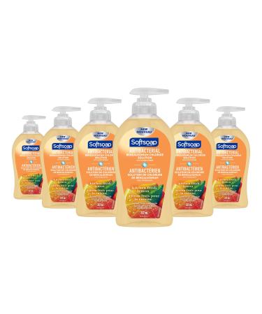 Softsoap Antibacterial Liquid Hand Soap Kitchen Fresh Hand Soap 332 mL - 6 pack