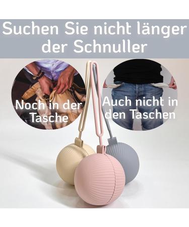 Schnullerbox Silicone | BPA-Free Pacifier Storage Travel Box | Safe High-Quality Accessories for Toddlers | Blue Pacifier Bag & Chain - Buy Online on GoSupps.com