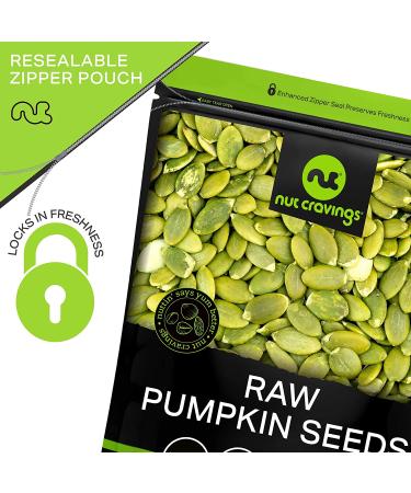Raw Pumpkin Seeds Pepitas 16oz - Unsalted, Superior to Organic, Packed Fresh in Resealable Bag - Healthy Protein Snack, All Natural, Keto Friendly, Vegan, Kosher - Buy Online on GoSupps.com