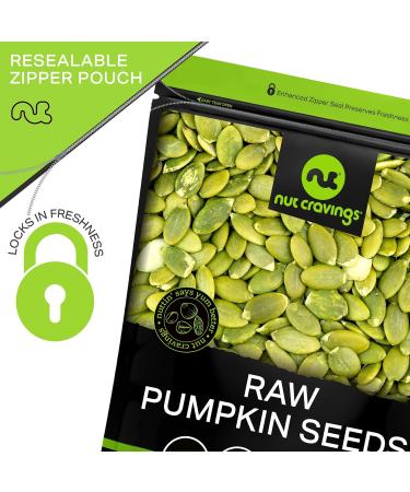 Raw Pumpkin Seeds Pepitas 32oz - Unsalted Superior to Organic - Fresh Bulk Nuts in Resealable Bag - Healthy Snack - Vegan Keto Friendly - 2lb Pack - Buy Online on GoSupps.com