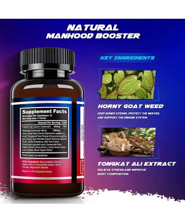 Testosterone Booster for Men  Natural Muscle Builder  Workout Supplement-60 Caplets - Buy Online on GoSupps.com