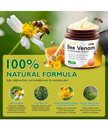Bee Venom Skin Restoration Cream Bee Venom Concentrated Cream Deeply Nourishes the Skins and Reduces Skin Blemishes-Quickly Smoothing and Moisturizes the Skin-120G - Buy Online on GoSupps.com