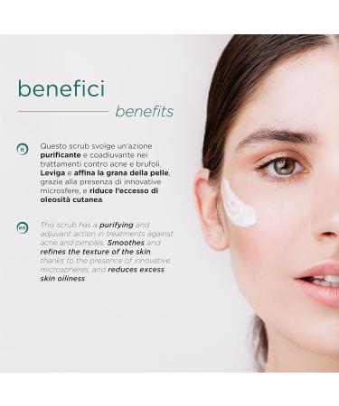 Nuvo Facial Peeling with Snail Mucin - Organic Certified Exfoliator with Evening Primrose Oil & Vitamin B5 | Made in Italy 75ml - International Shipping Available - Buy Online on GoSupps.com