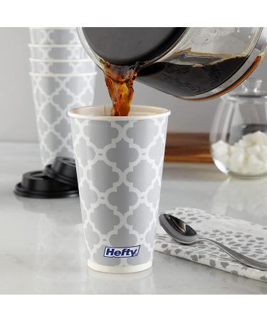 Hefty 16 oz Disposable Hot Cups with Lids - Pack of 20 - Buy Online on GoSupps.com