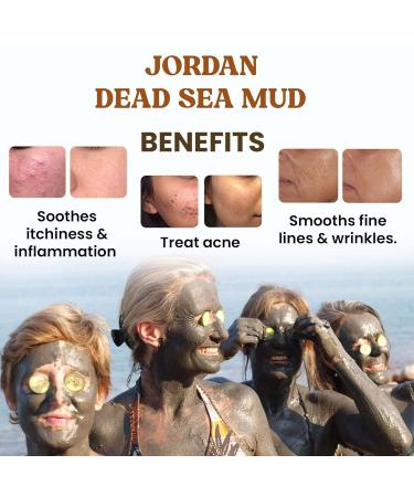 WildOak Dead Sea Healing Mud Mask | 2% Niacinamide Calendula & Zinc Oxide | Paraben & Sulphate Free | Blemish Treatment & Skin Tone Evenness | All Skin Types | 3.52 oz - Shop Now - Buy Online on GoSupps.com