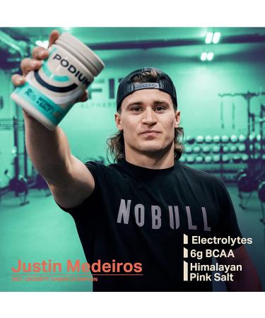 Podium Nutrition Sour Watermelon BCAA Powder - 30 Servings, Electrolytes for Hydration and Recovery - Buy Online on GoSupps.com