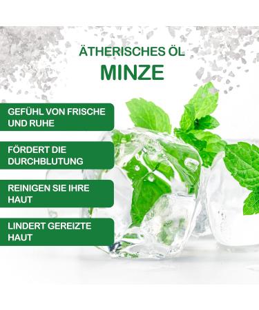 Best Organic Peeling 200g - Refreshing Peppermint | 100% Epsom Salt with Jojoba Avocado & Safflower Oil - Buy Online on GoSupps.com