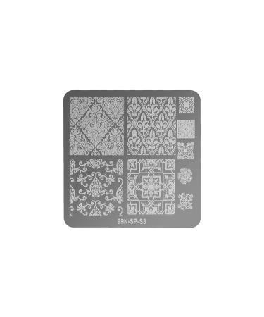 99Nails Stamping Plate Square - Connect | Premium Nail Art Tools for International Shipping - Buy Online on GoSupps.com