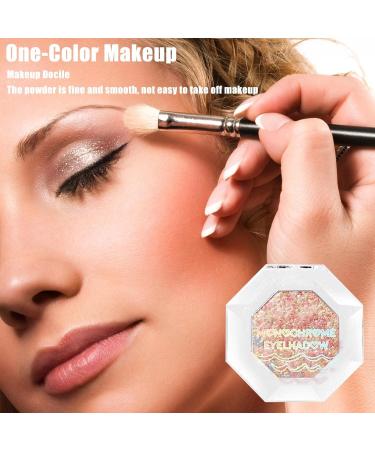 Glitter Eyeshadow Palette Shimmer Makeup Eye Shadow Powder Eyeshadow Makeup Create Sweet Makeup for Woman and 105# Colorful World - Buy Online on GoSupps.com