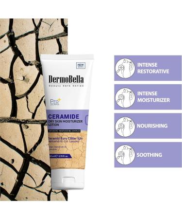 Dermobella Ceramide Dry Skin Moisturizer Lotion 200 Ml - Buy Online on GoSupps.com