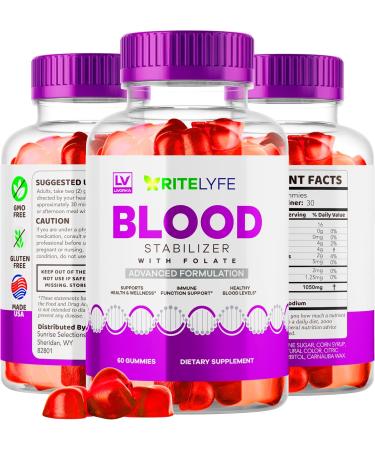(2 Pack) RiteLyfe Gummies RiteLyfe RiteLyfe Gummies Advanced Formula RiteLyfe Supplement Gummies RiteLyfe Natural Stabilizer Gummies Rite Lyfe Gummies Support 120 Gummies for 2 Months - Buy Online on GoSupps.com
