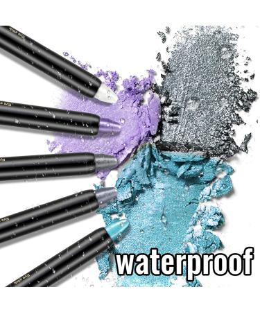  Erinde Erinde Green Glitter Eyeshadow Pencil Waterproof Long Lasting Pearly Cream Pencil High Shiny Metallic Eye Pigment - Buy Online on GoSupps.com