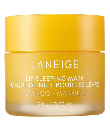 LANEIGE Lip Sleeping Mask: Nourish & Hydrate with Vitamin C, Antioxidants, 0.7 oz. Mango