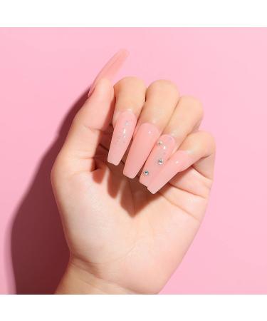 AIMEILI 5 in 1 Rubber Base Gel Set - Sheer Pink Nude Color Gel Nail Polish - UV LED Soak Off - Nail Strengthener - Long Lasting - 6pcs X 10ml - Gift Kit 47 - Buy Online on GoSupps.com